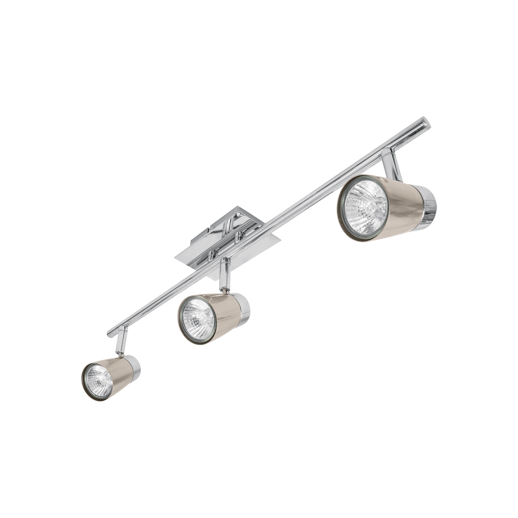 [SOB-303S] Luminario de sobreponer con 3 spots base GU10, VOLTECK