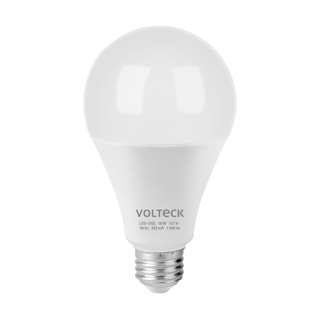 [LED-125C] Lámpara LED A25 18 W (equiv. 125 W) luz cálida, caja Volteck