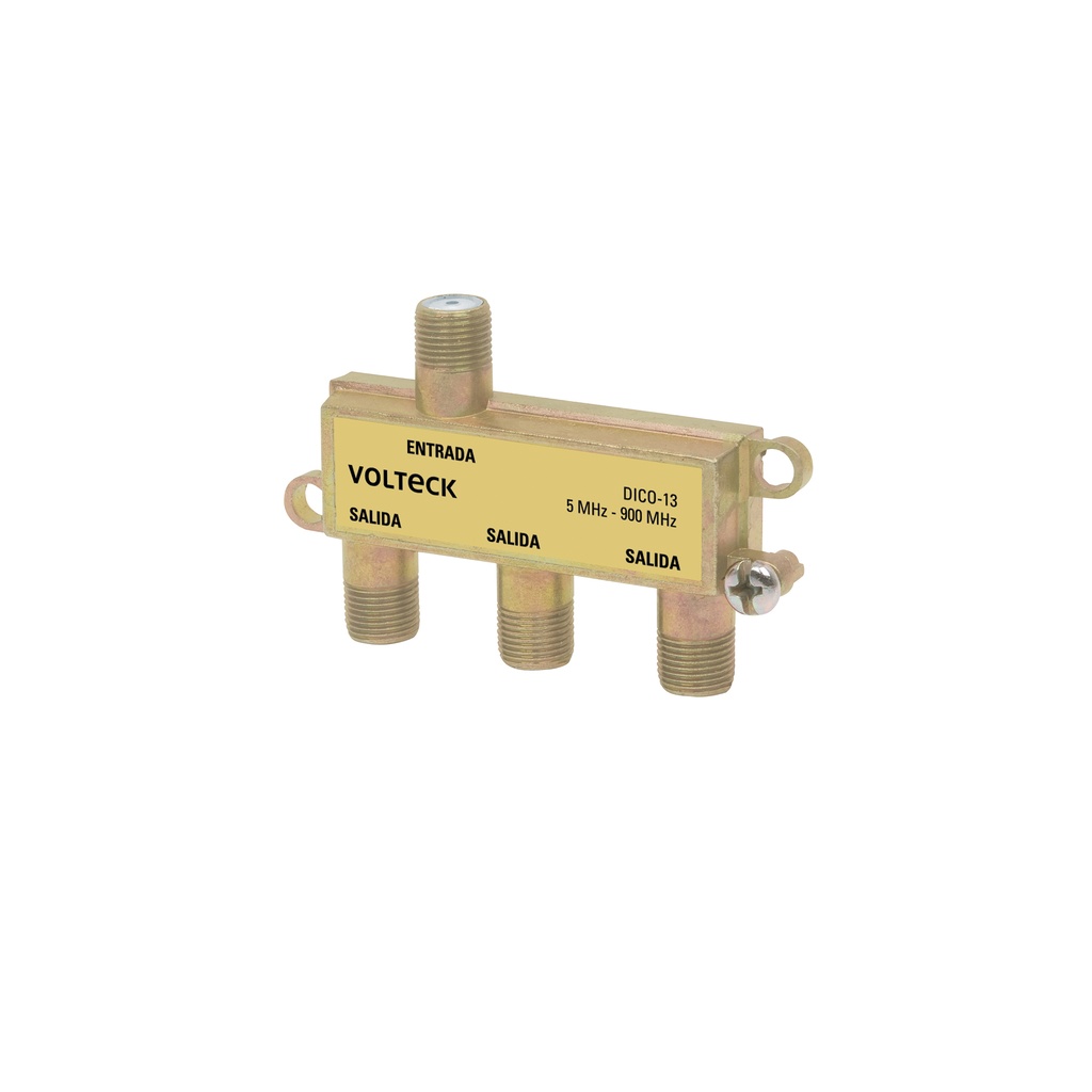 [DICO-13] Divisor coaxial de 1 entrada y 3 salidas, VOLTECK