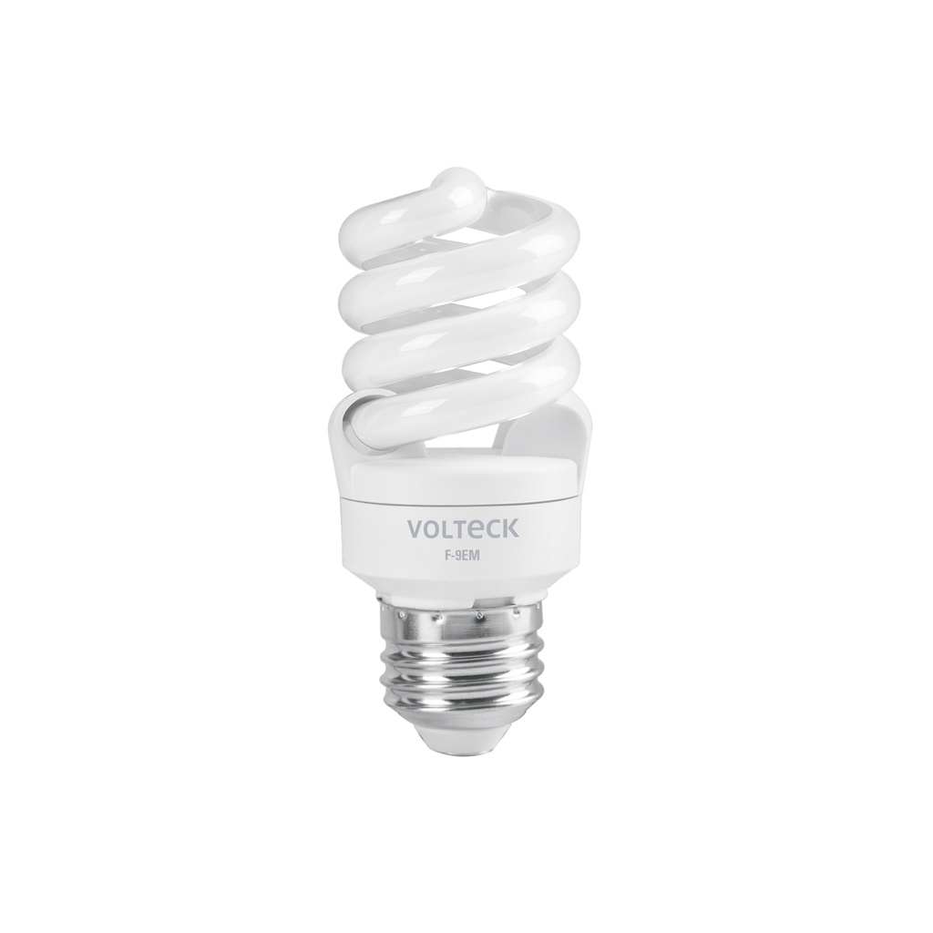 [F-9EM] Lámpara espiral mini T2 9 W luz de día en blíster, Volteck