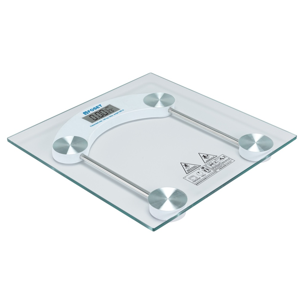 [BASC-180T] Báscula digital 180kg para baño, Foset