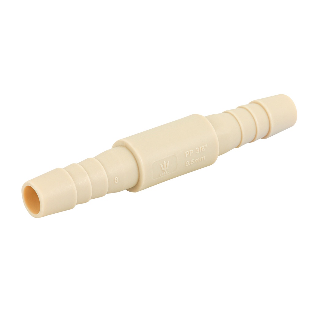 [CM-261] Cople inserción de 3/8' de polipropileno, FOSET