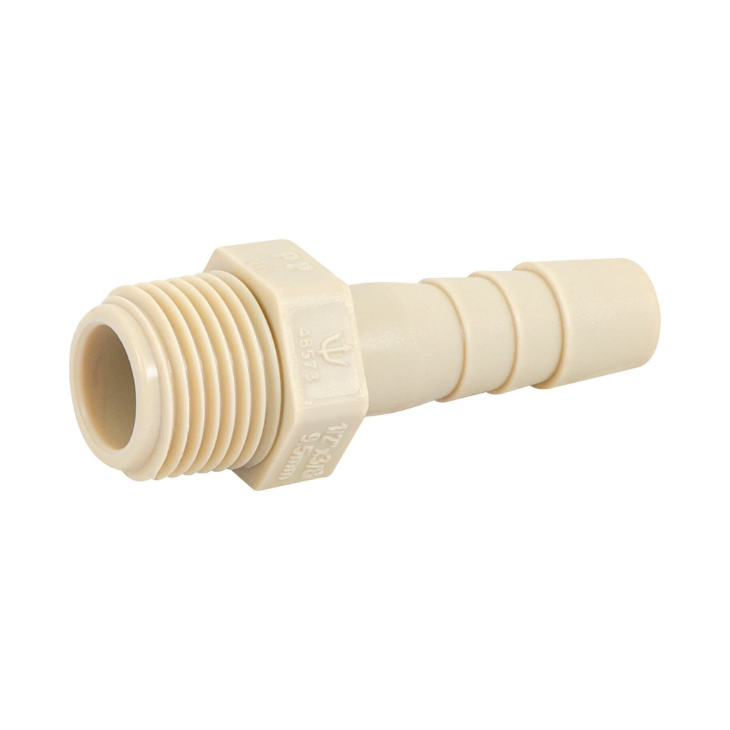 [CM-611] Adaptador inserción rosca exterior de 1/2' x 3/8', FOSET