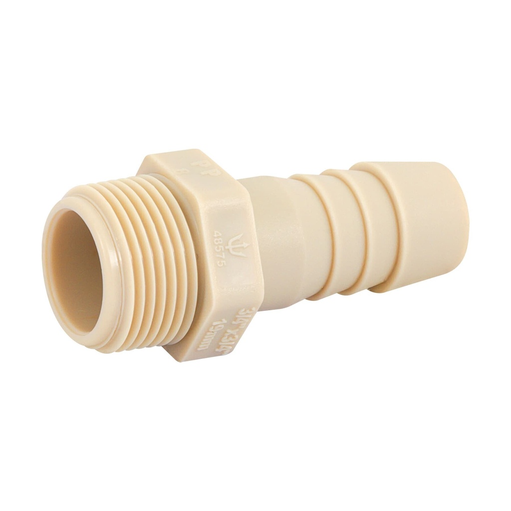 [CM-613] Adaptador inserción rosca exterior de 3/4" x 3/4", Foset
