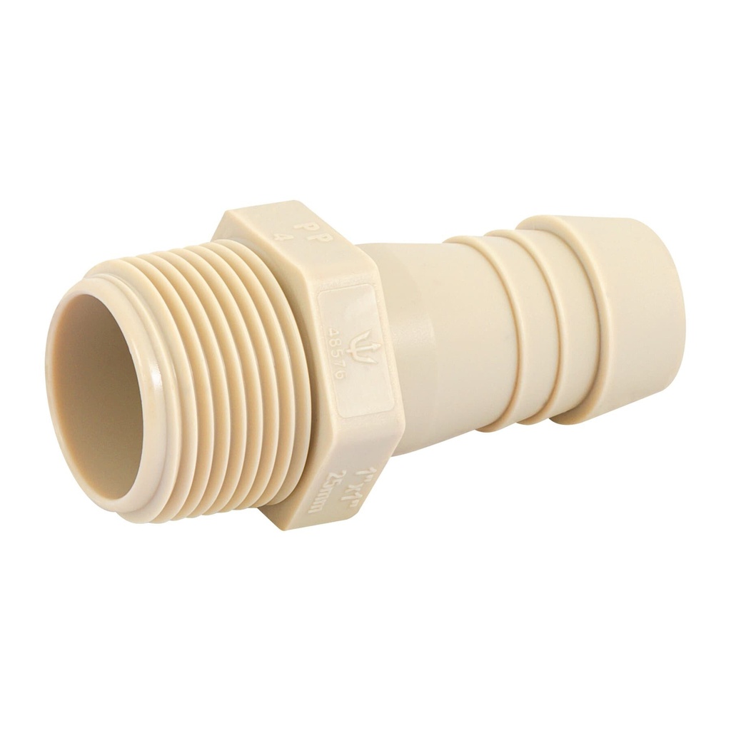 [CM-614] Adaptador inserción rosca exterior de 1"x 1", Foset