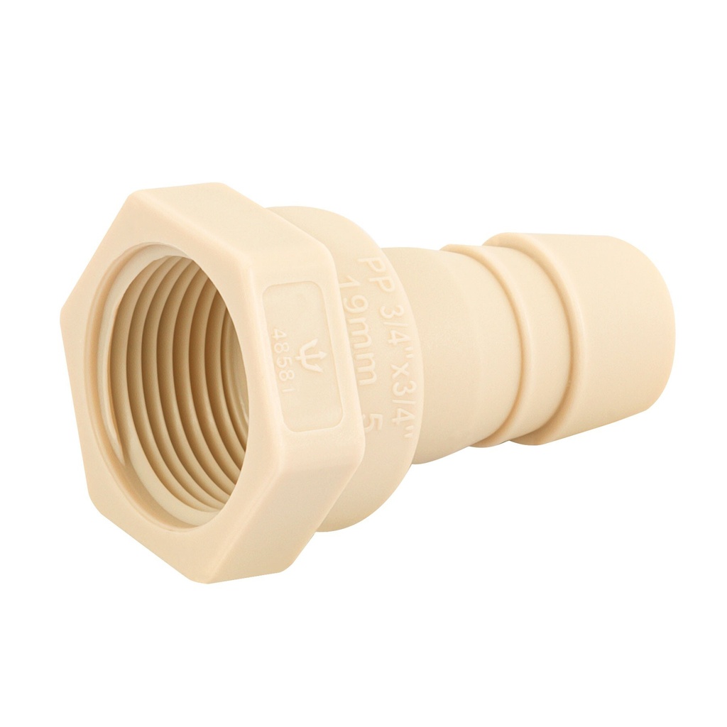 [CM-602] Adaptador inserción rosca interior de 3/4" x 3/4", Foset
