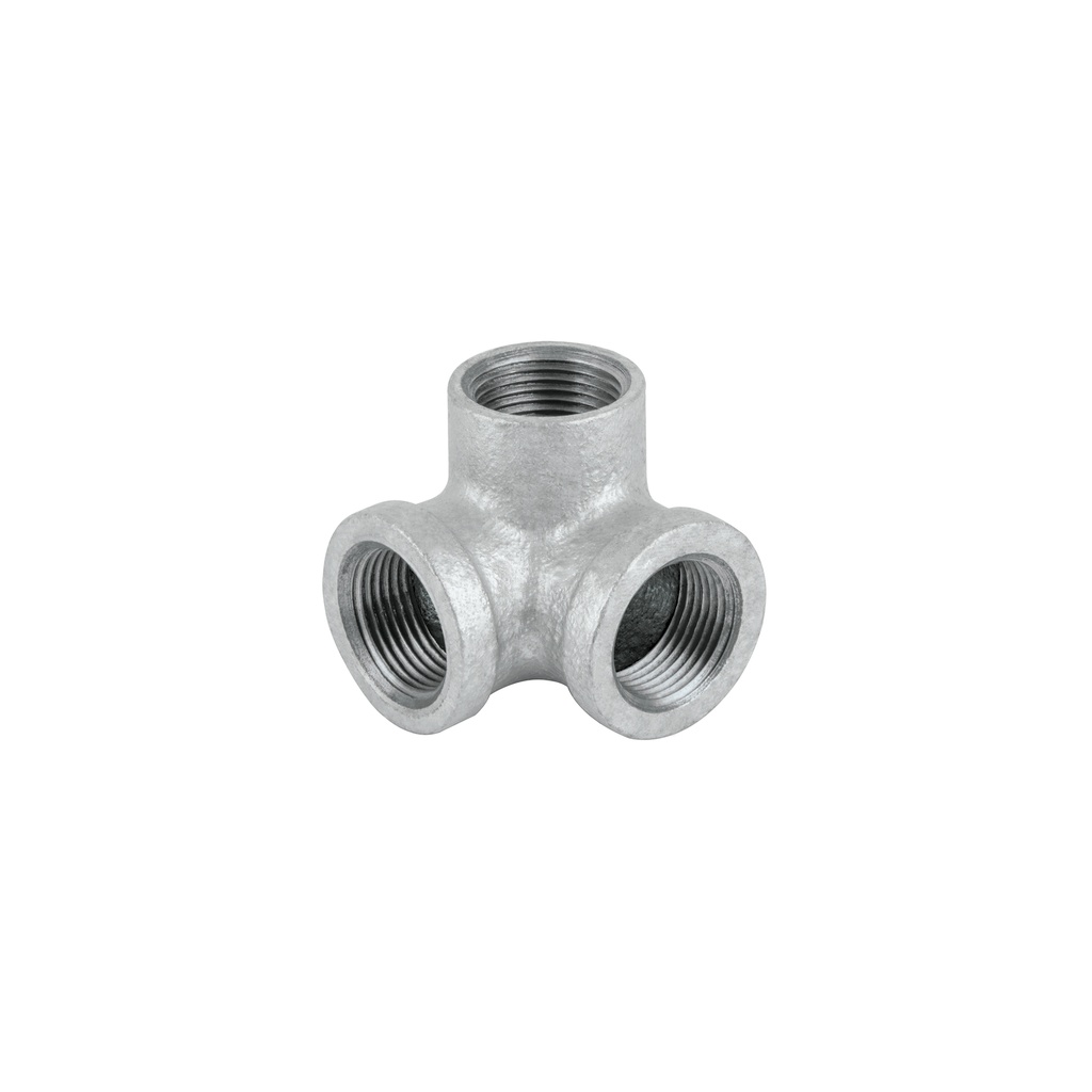 Codo rincón acero galvanizado de 3/4", Foset