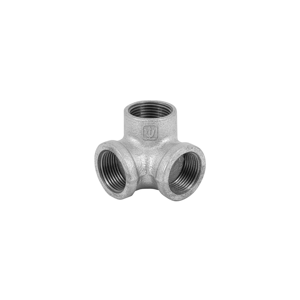 Codo rincón acero galvanizado de 1", Foset