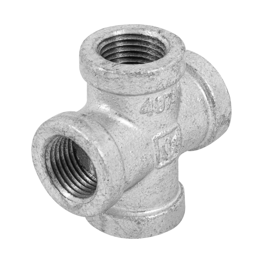 [CG-521] Cruz de acero galvanizado 1/2", Foset