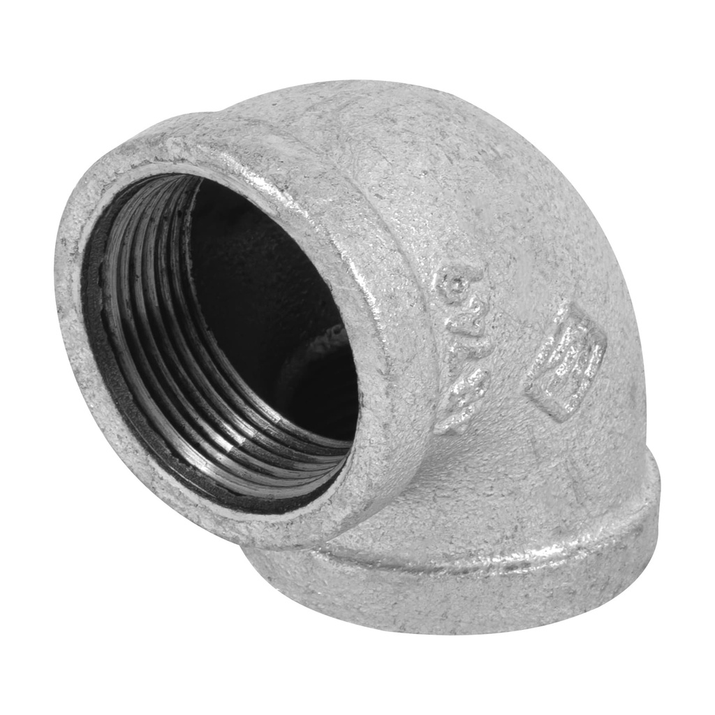 Codo 90° acero galvanizado de 1-1/4", Foset