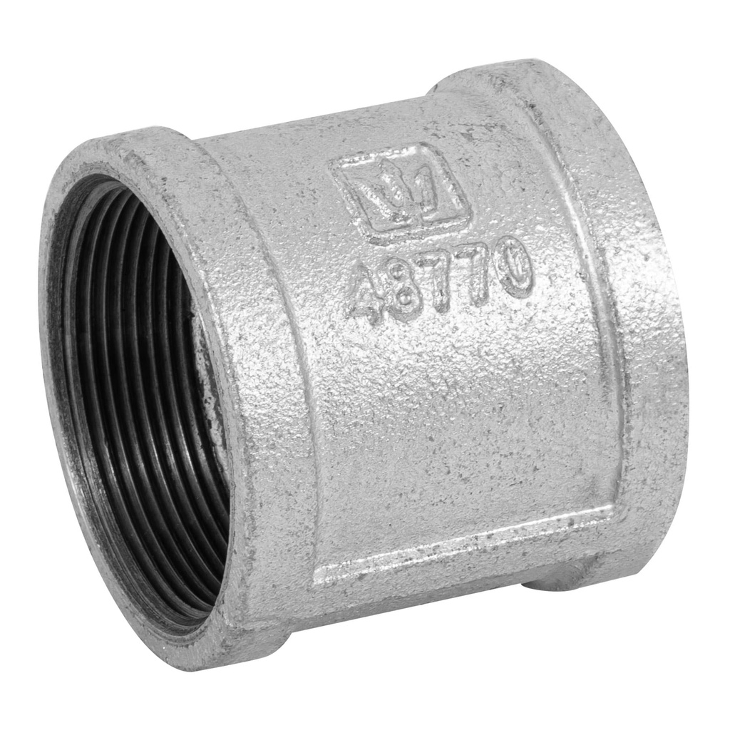 [CG-206] Cople reforzado de acero galvanizado de 2', FOSET