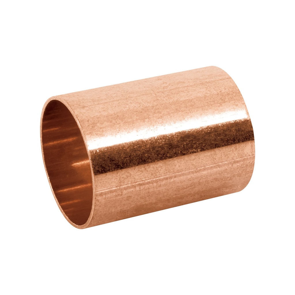 [CC-204] Cople de cobre de 1-1/4" sin ranura, Foset