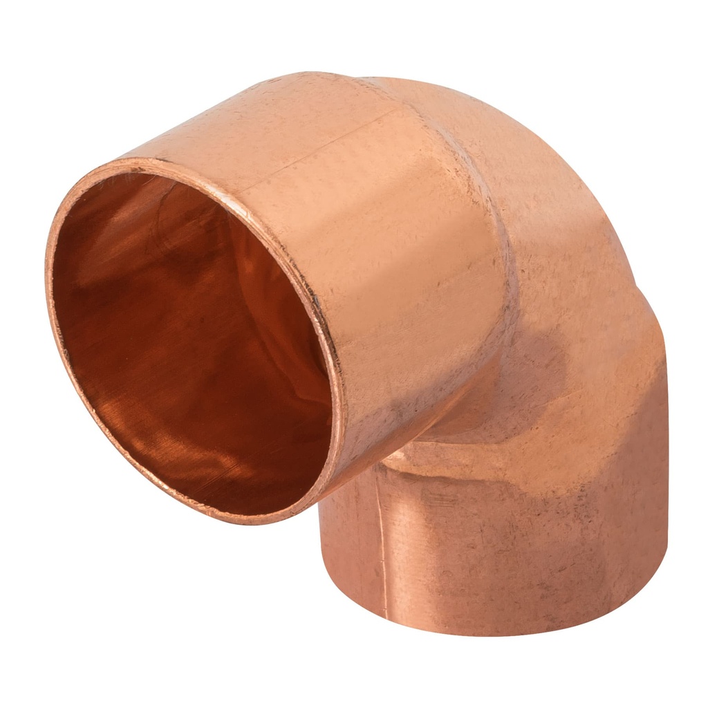 Codo 90° de cobre de 1-1/2", Foset