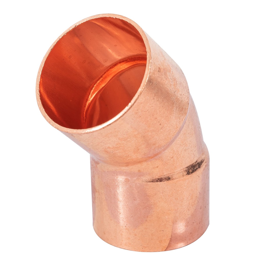 Codo 45° de cobre de 1-1/4", FOSET
