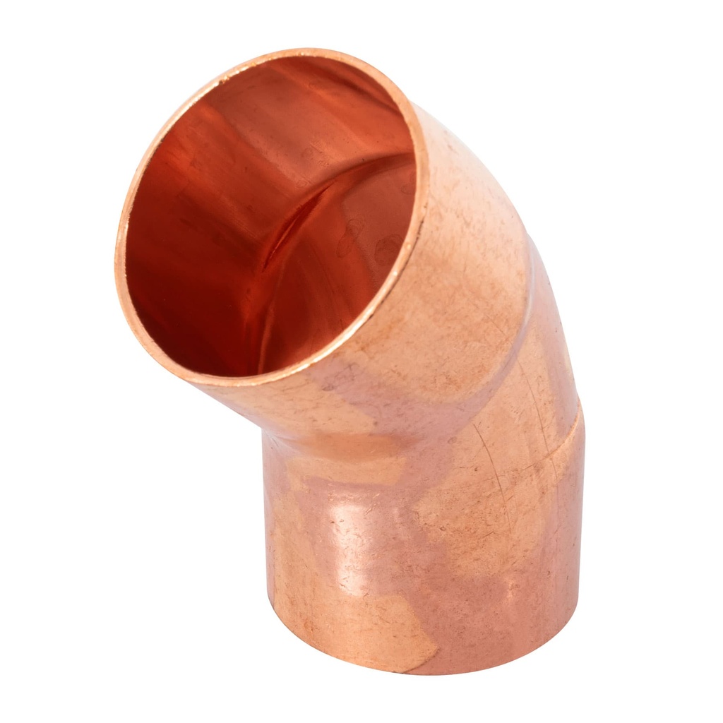 Codo 45° de cobre de 1-1/2", FOSET