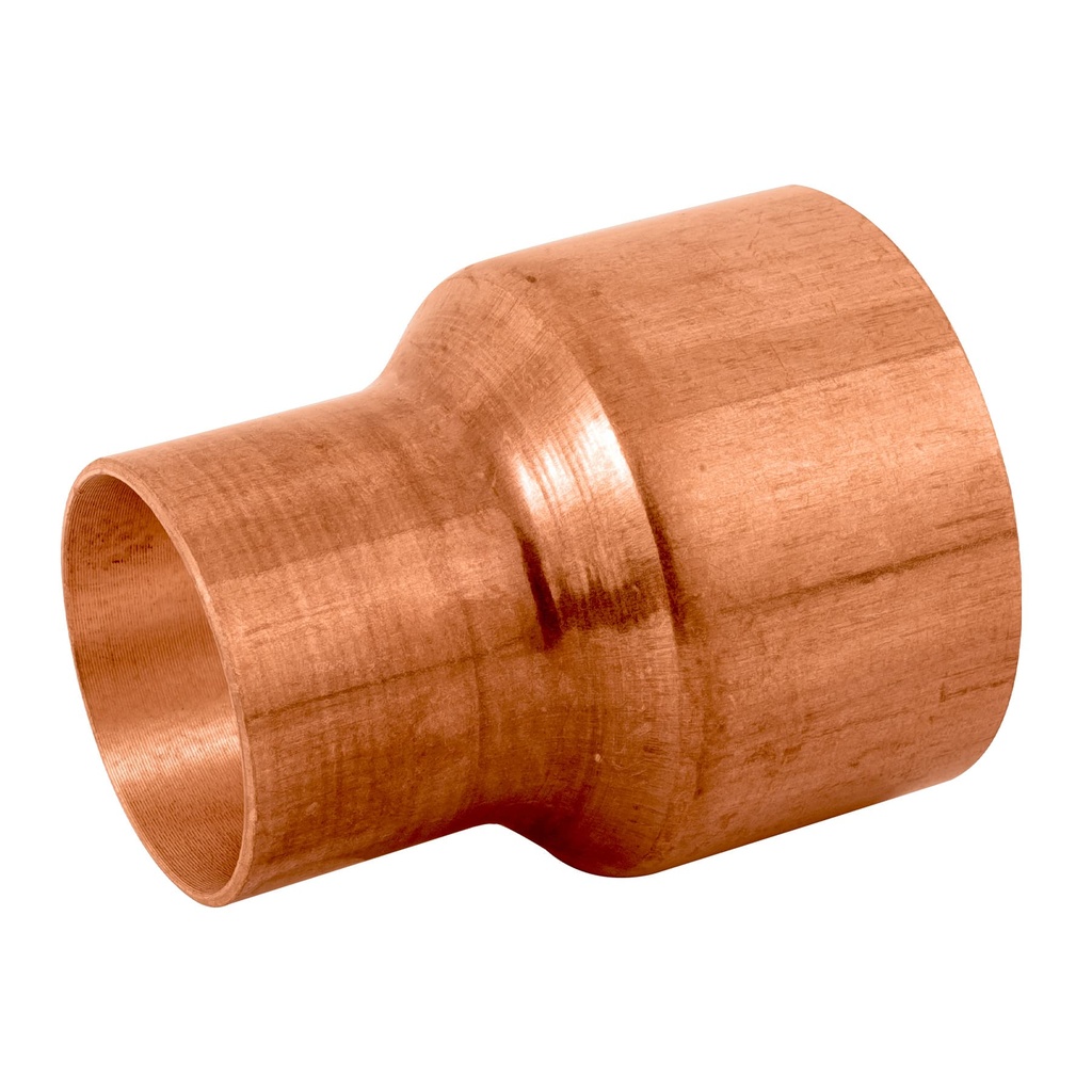 Cople reducción campana cobre 1-1/2" x 1", Foset