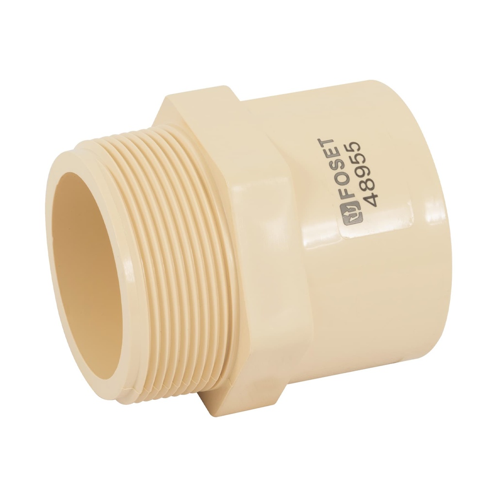 [CPVC-616] Conector macho CPVC 2', FOSET