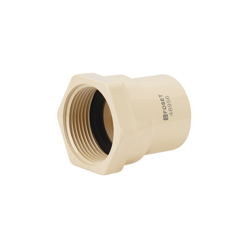 [CPVC-604] Conector hembra CPVC 1-1/4", Foset