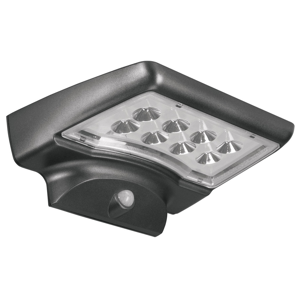 Arbotante solar LED 4 W con sensor de movimiento, Volteck