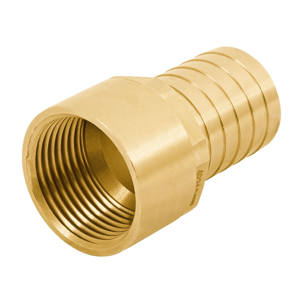 Adaptador hembra de latón 1" para poliducto, Foset