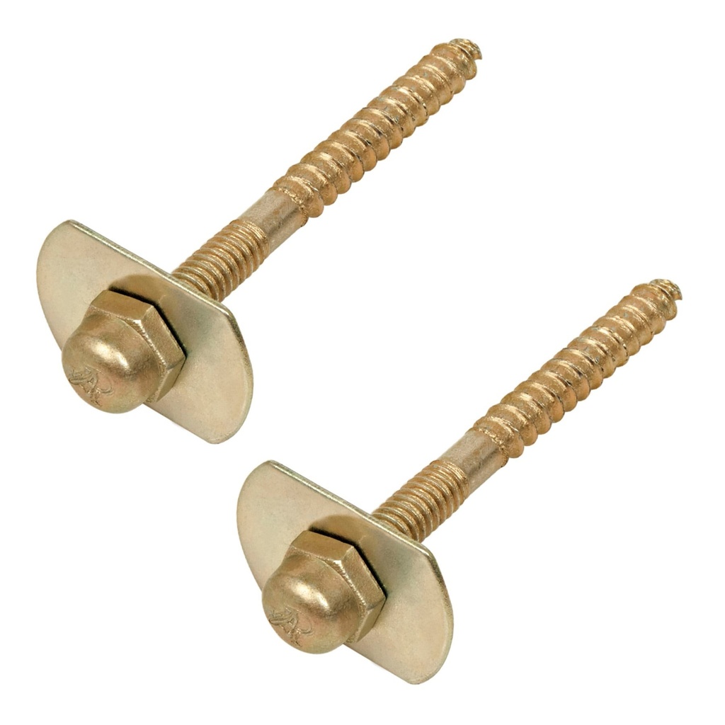 [PIJ-WC] Bolsa con 2 pijas 1/4' x 66 mm para base de WC a piso, FOSET