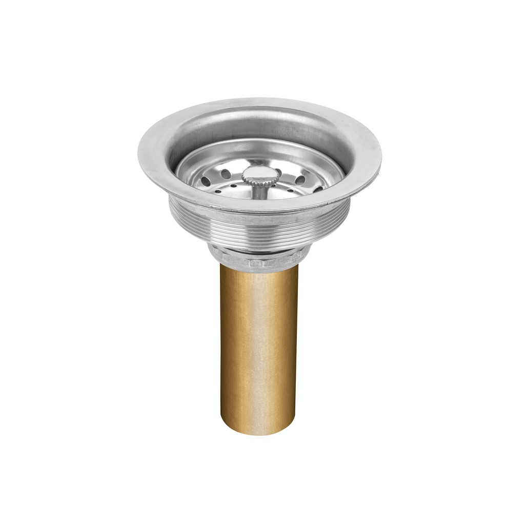 [CO-813] Contracanasta 3-1/2" inox, tubo latón, Foset