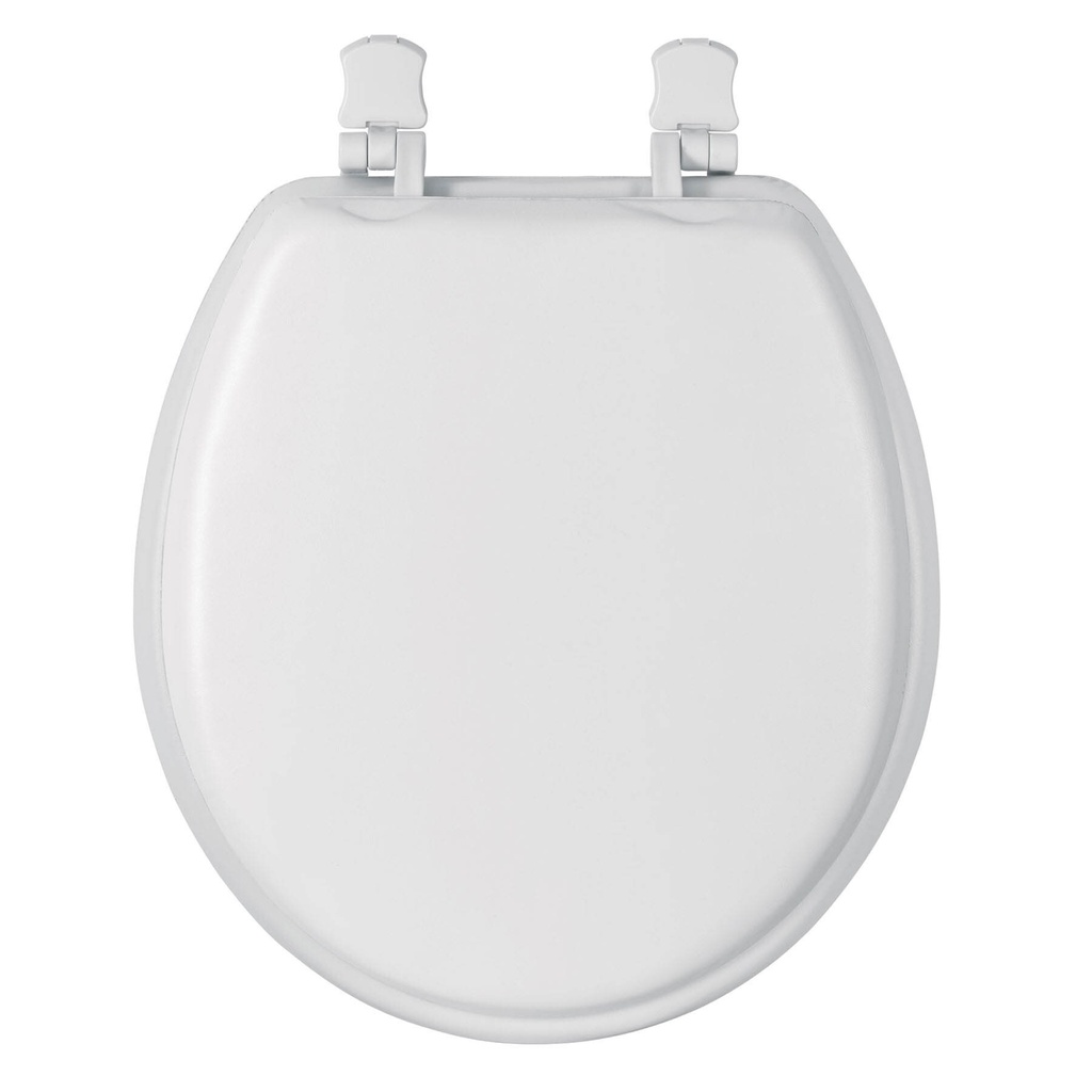 [AAWC-40B] Asiento redondo acojinado para WC, cerrado, blanco, Foset
