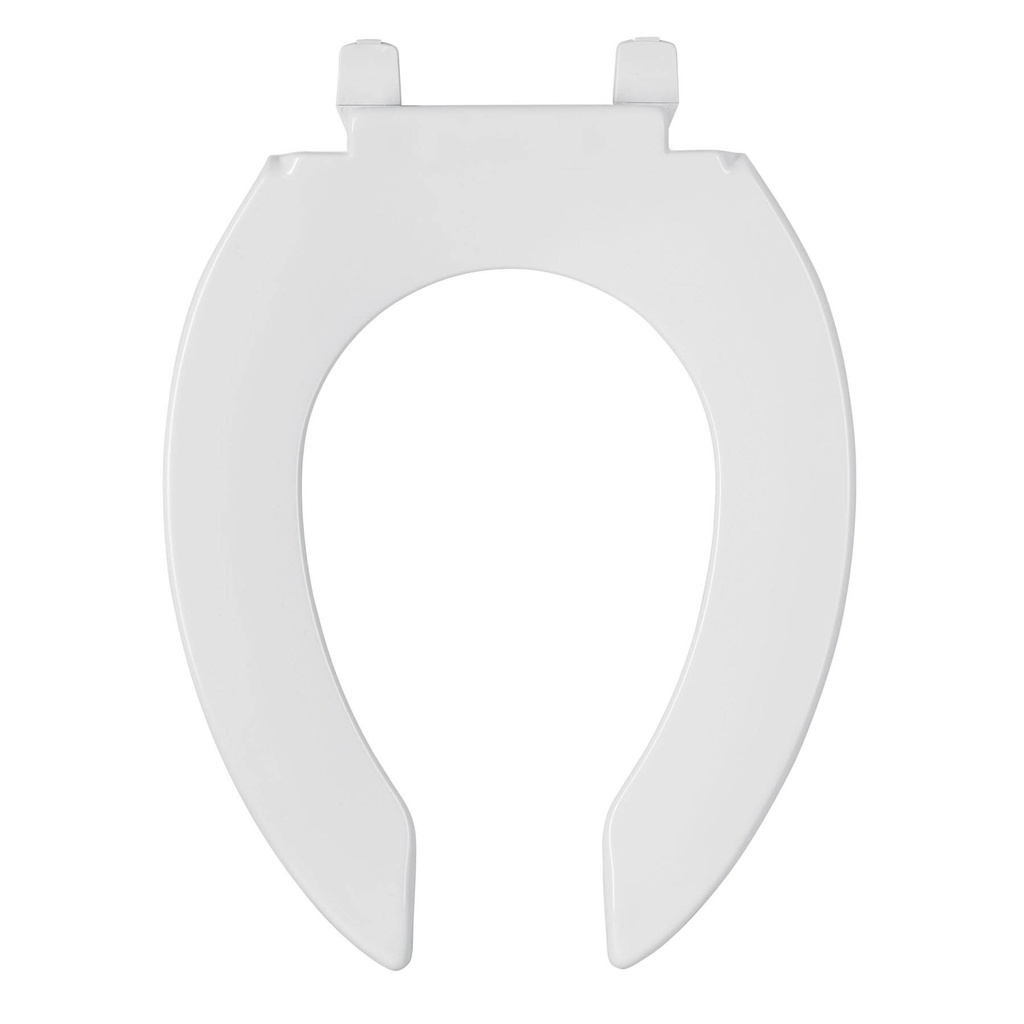 [AFWC-45B] Asiento alargado sin tapa para taza fluxómetro, blanco,Foset