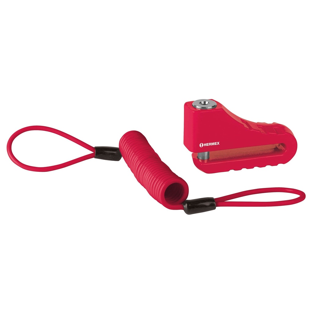 Candado para freno de disco motocicleta, 10mm, HERMEX