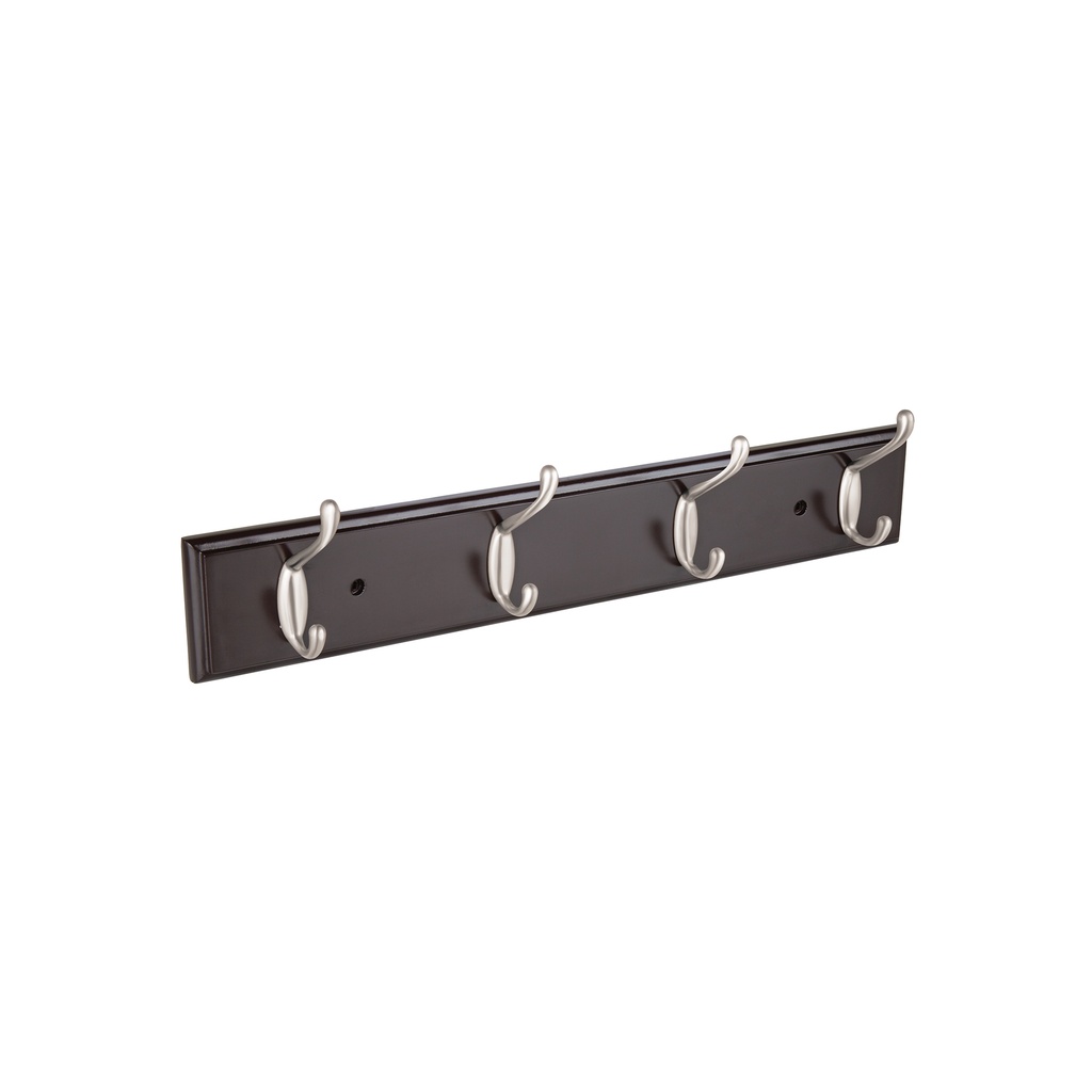 [PEPU-44] Perchero para pared con 4 ganchos satinados, Hermex
