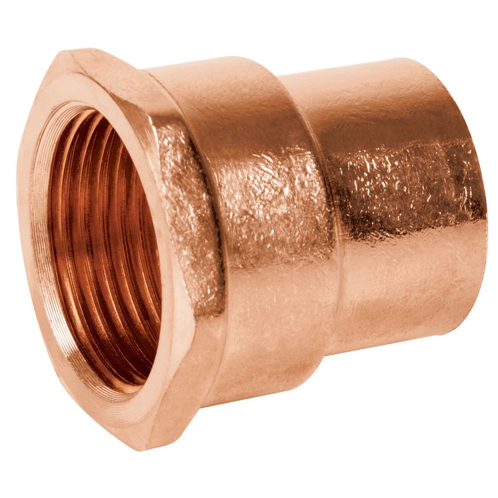 [CC-602] Conector de cobre, rosca interior 3/4', FOSET