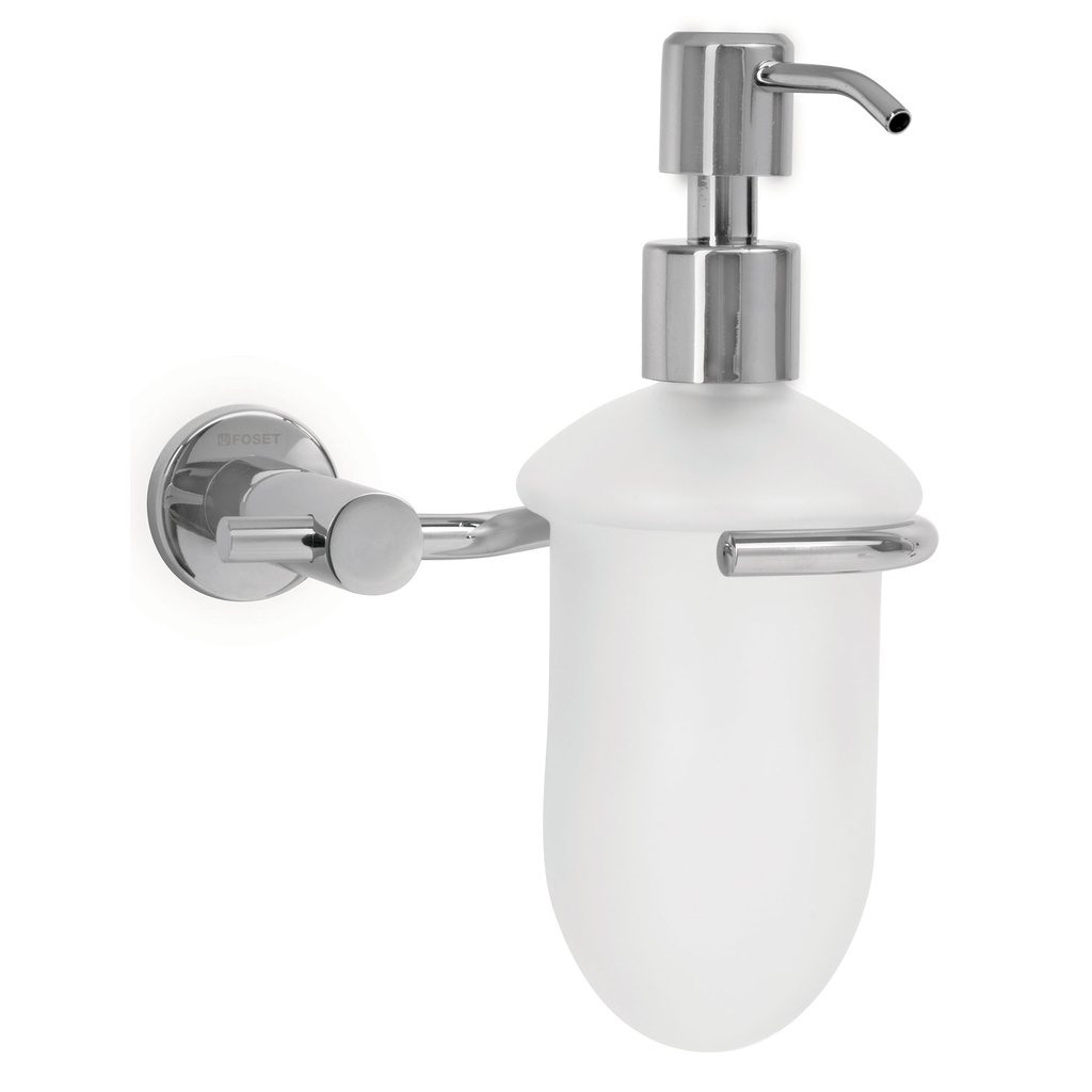 [ELA-75] Dispensador de jabón a pared en acabado cromo, FOSET ELEMENT