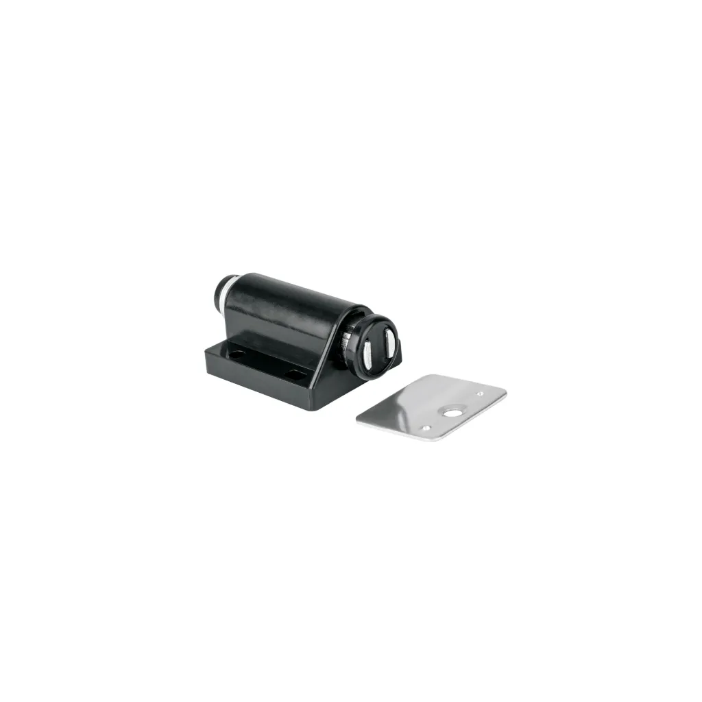 [PIMA-6] Pistón Magnético para puerta / cajón, negro. HERMEX