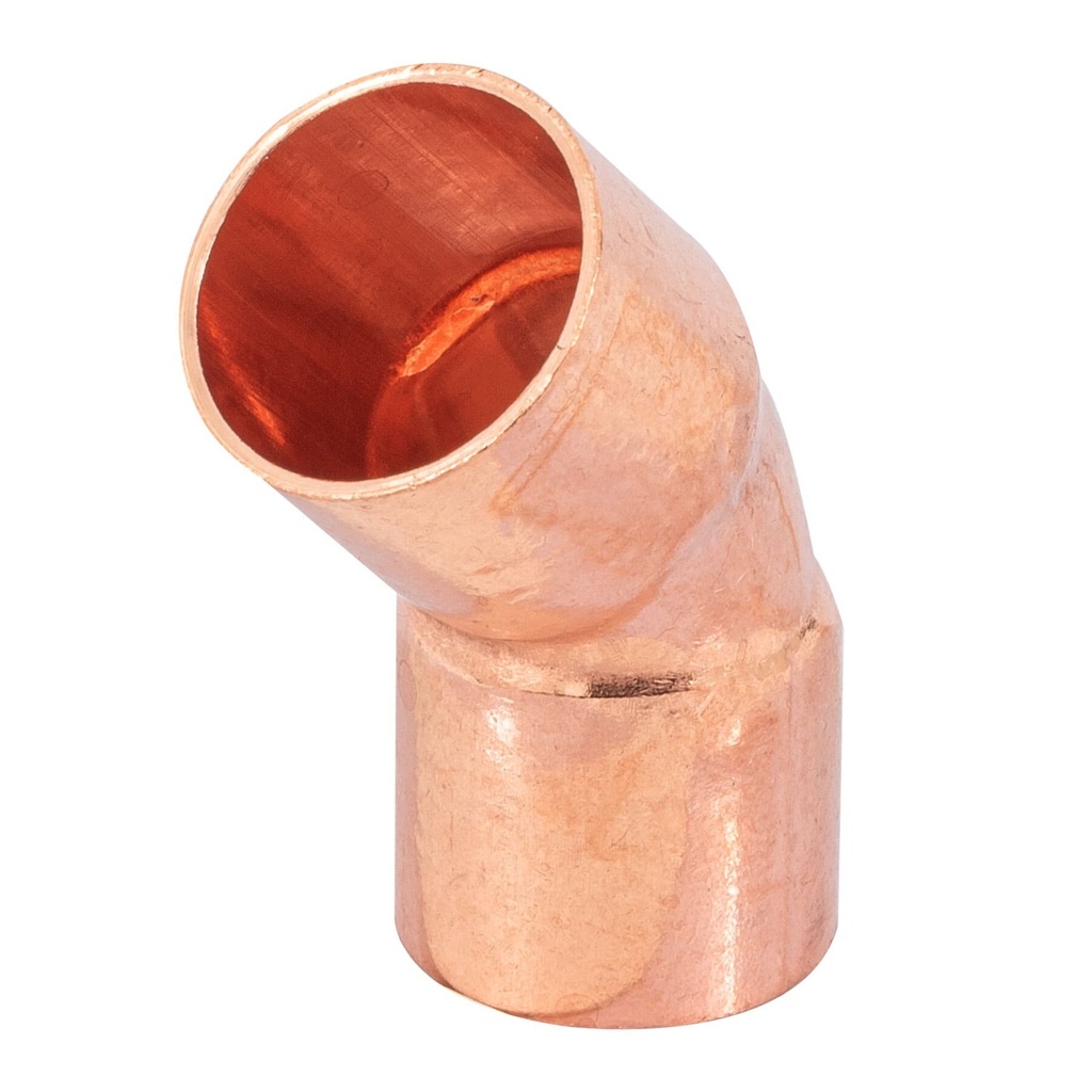 [CC-861] Codo 45° de cobre de 1/2", Foset