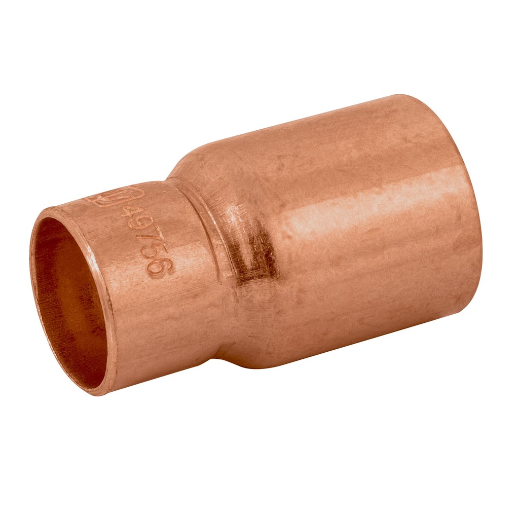 Cople reducción bushing de cobre 3/4"x 1/2", FOSET