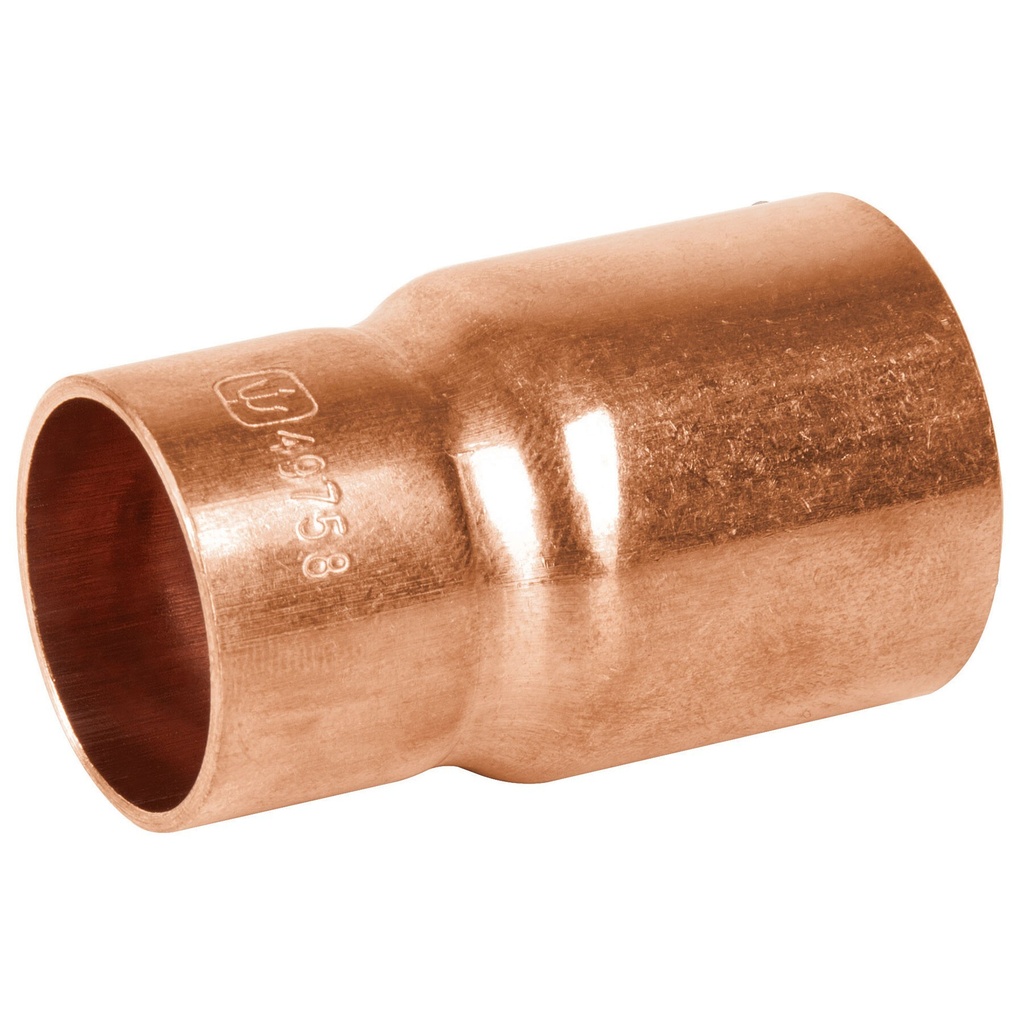 Cople reducción bushing de cobre, 1"x 3/4", FOSET