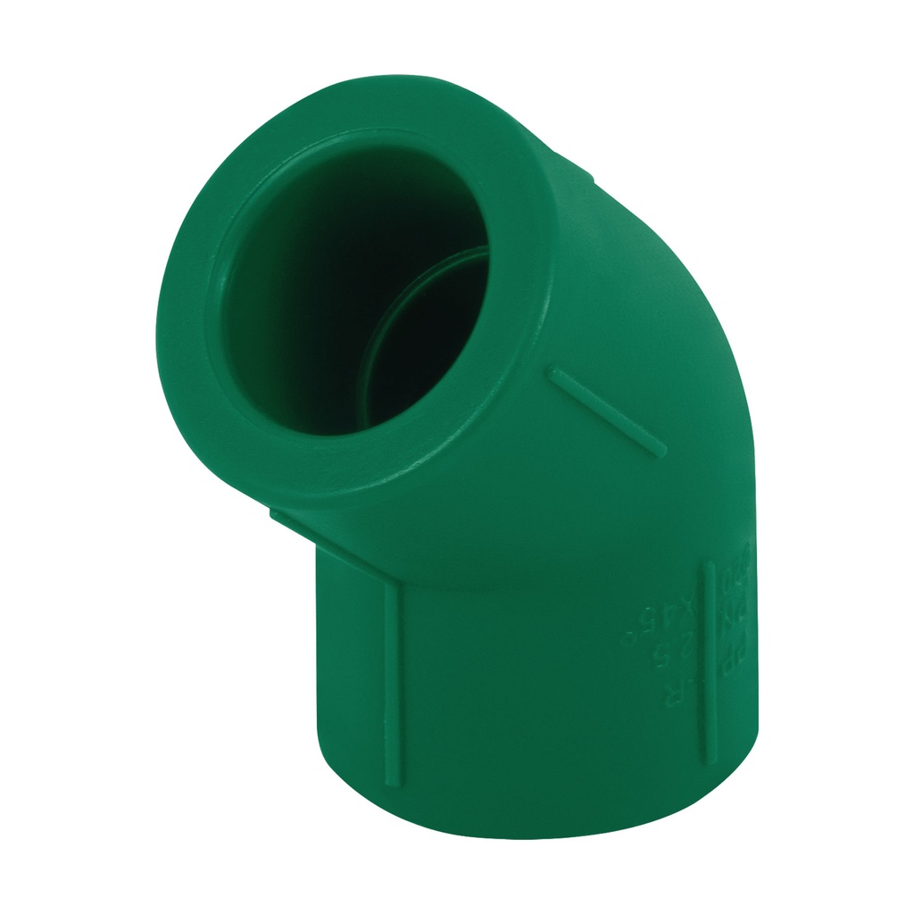 Codo 45° PPR,  1/2", Foset
