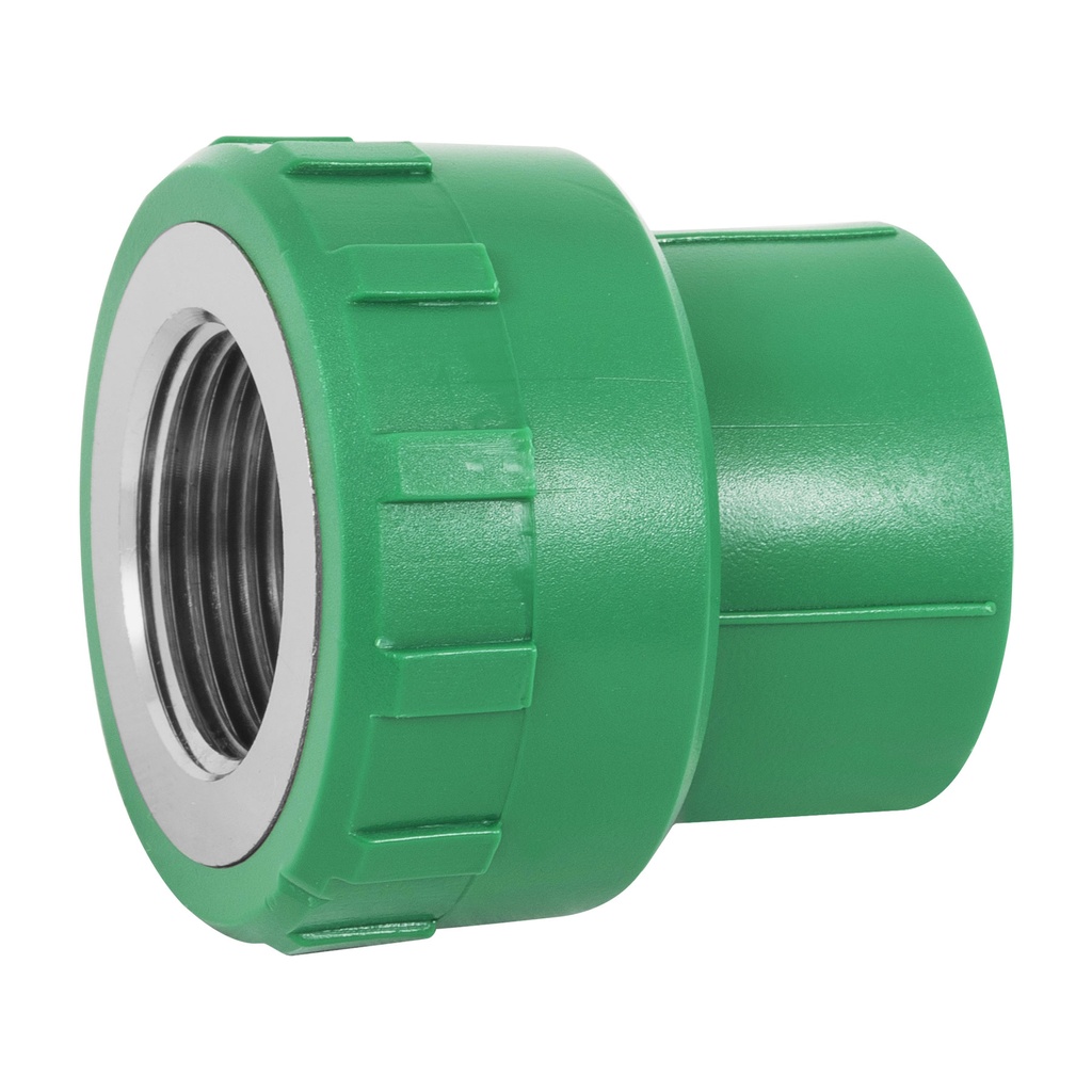 Adaptador PPR 1" hembra con inserto metálico, Foset