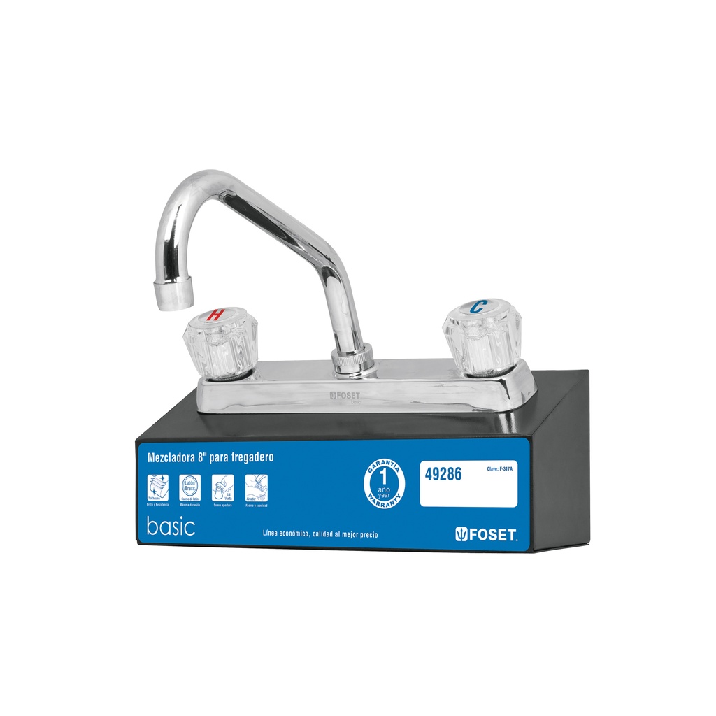 [EX-F-317A] Exhibidor con mezcladora F-317A, Foset