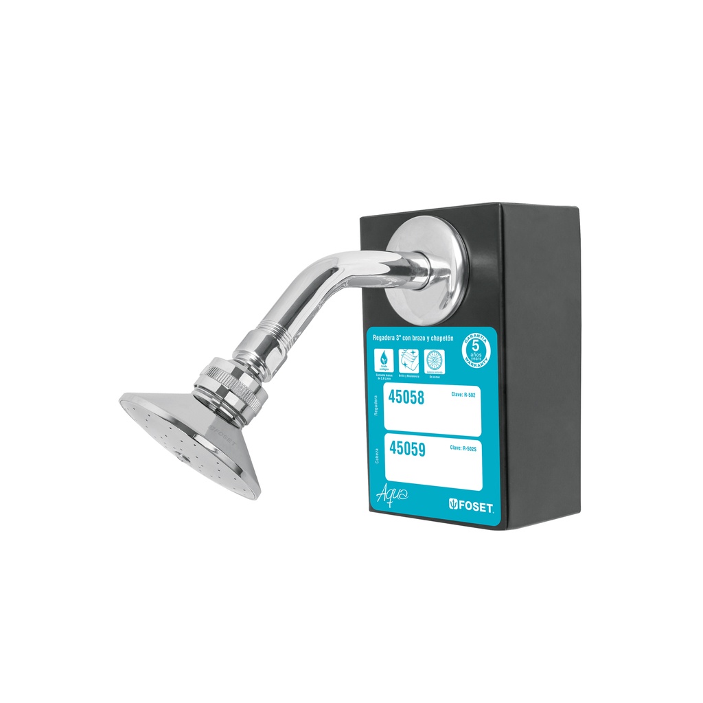 [EX-R-502] Exhibidor con Regadera R-502, FOSET