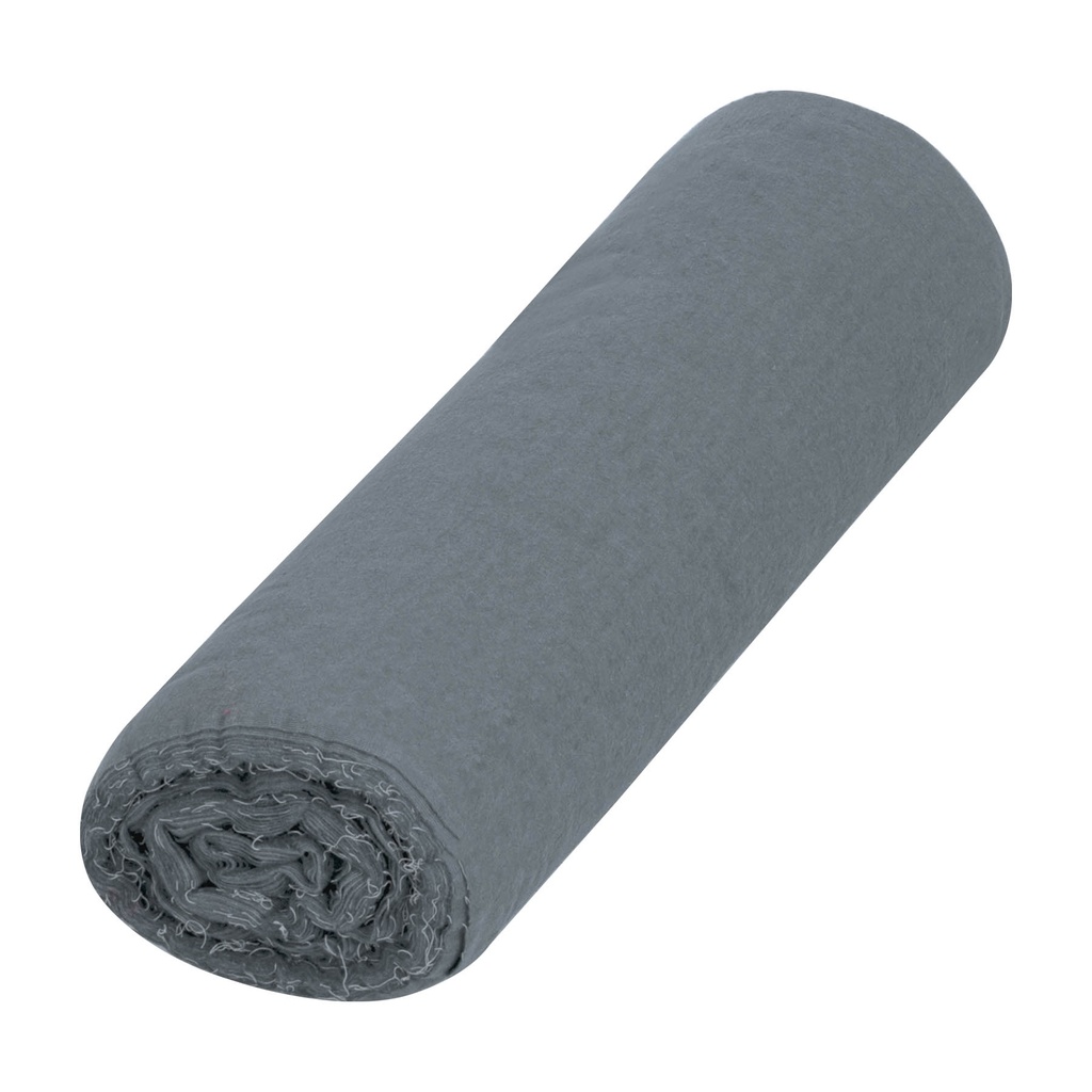 [FRA-25G] Rollo de 25 m de franela gris de algodón, KLINTEK