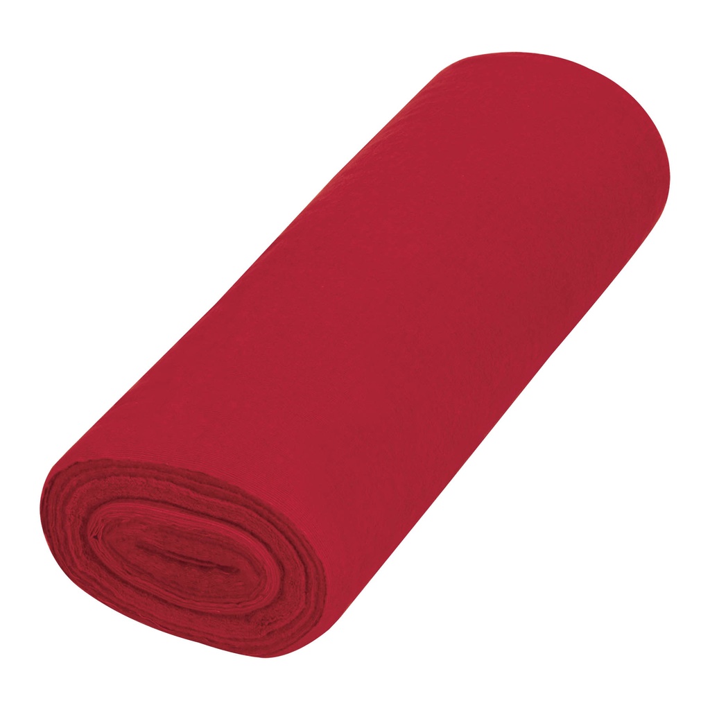 [FRA-25R] Rollo de 25 m de franela roja de algodón, KLINTEK