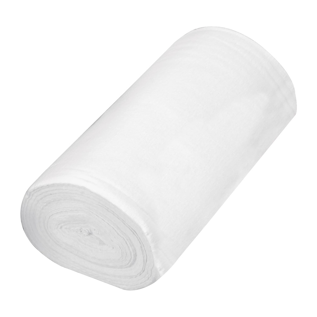 Rollo de 50 m de franela blanca de algodón, Klintek