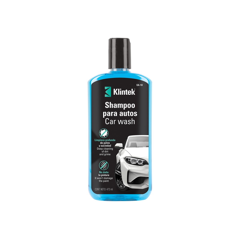 [EA-10] Shampoo para auto, 473 ml, KLINTEK
