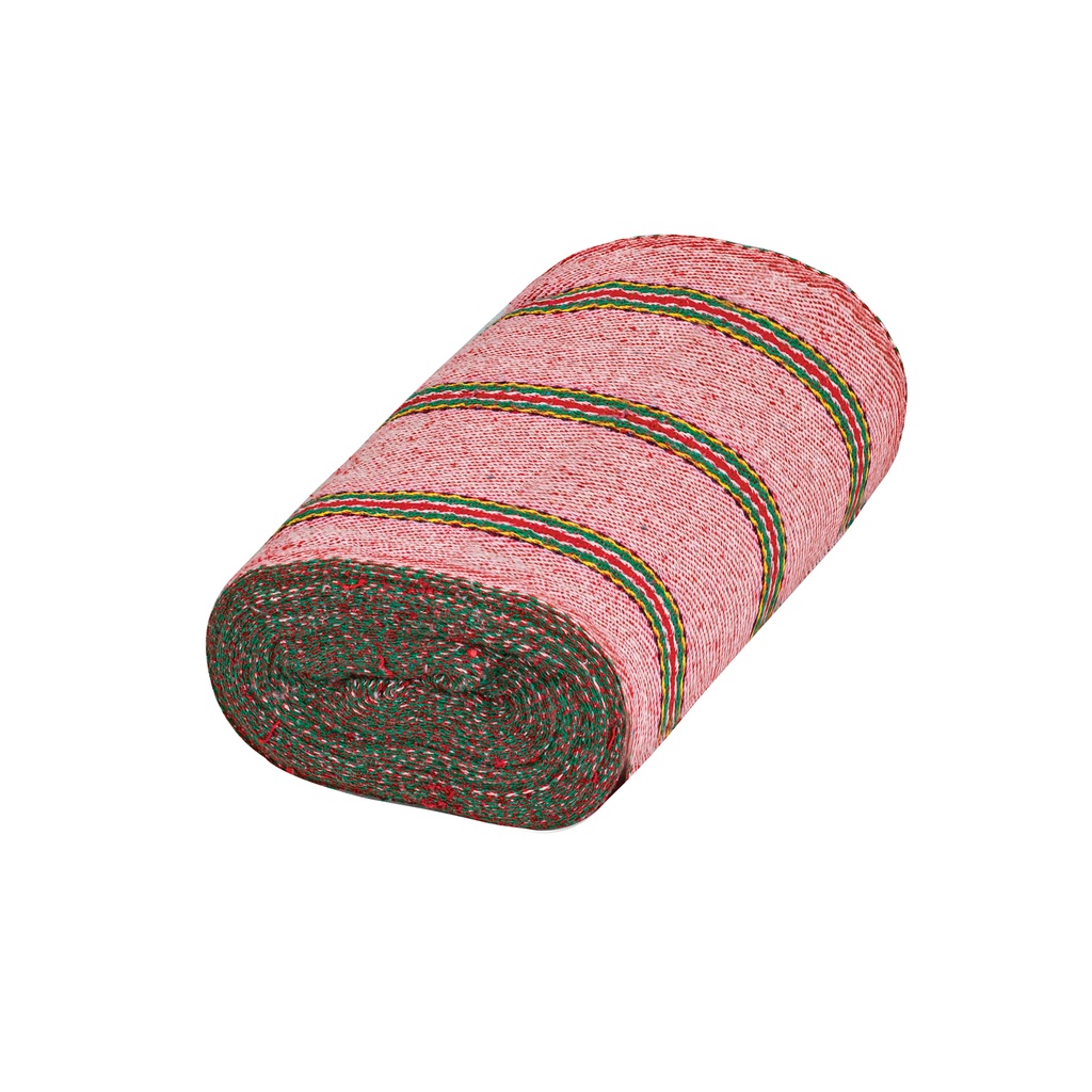 Rollo de 25 m de jerga sarga ligera roja, Klintek