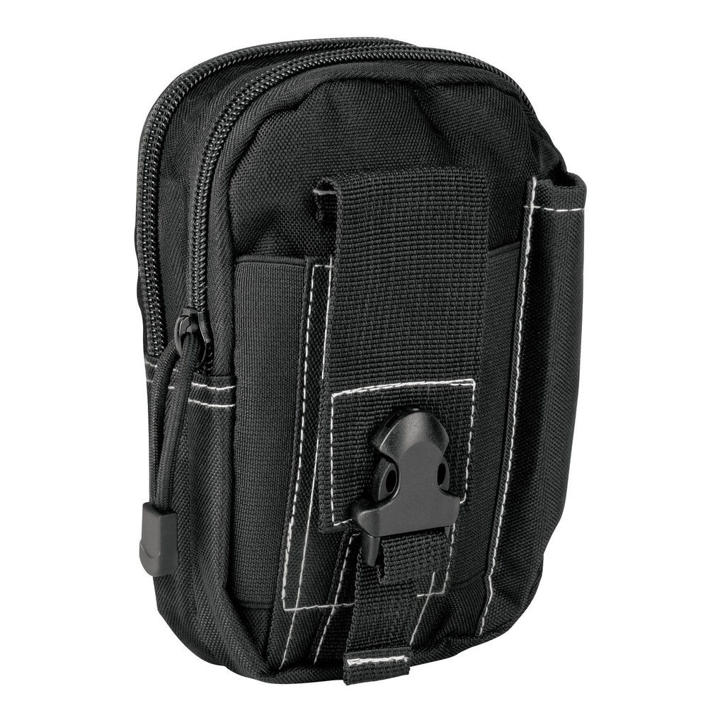 Bolso táctico negro para cinturón, TRUPER