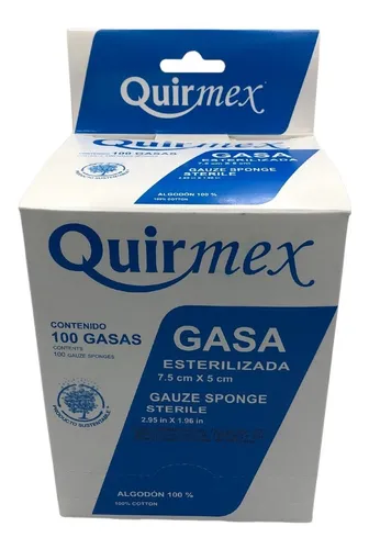 GASA ESTERIL 7.5CMX5CM Gasa C/100
