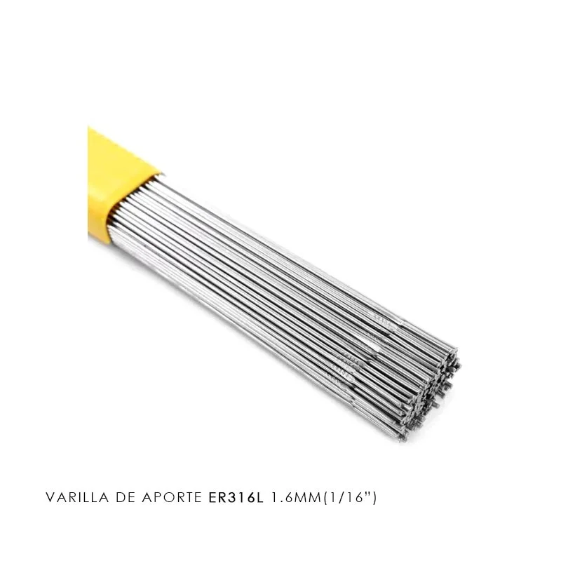 Varilla de Aporte TIG Acero Inoxidable ER316L 1/8"