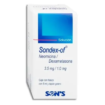 SONDEX-OF 5 ML Sol. Oft. 1mg / 3.5mg C/1 (DEXAMETASONA, NEOMICINA)