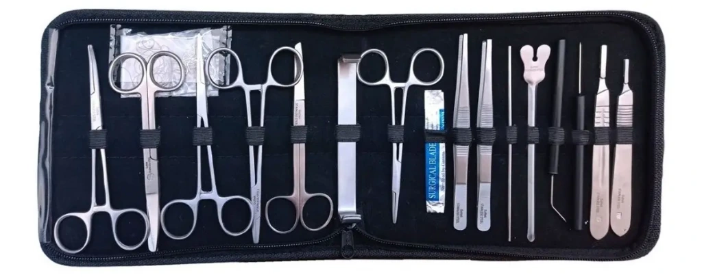 Estuche de diseccion con 20 piezas